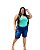 Short pedal jeans plus size - Imagem 2