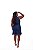 Vestido Jeans de Alça Larga Plus Size - Imagem 1