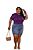 Short Jeans Plus Size Médio - Imagem 2