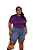 Short Jeans Plus Size Médio - Imagem 4