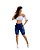 Short pedal jeans slim - Imagem 1