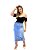 Saia Midi Jeans Slim - Imagem 3