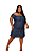Vestido Ombro a Ombro Jeans Plus Size - Imagem 4