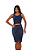 Saia Midi jeans slim - Imagem 1