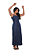 Vestido Longo Alça Jeans Slim - Imagem 3