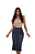 Saia Midi Jeans Slim - Imagem 1