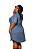 Chemise Jeans de Botão Plus Size - Imagem 2