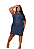Vestido Jeans de Alça Larga Plus Size - Imagem 3