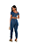 Calça Skinner Jeans Slim com Botão na Barra - Imagem 3