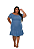 Vestido Ciganinha Jeans Plus Size - Imagem 3