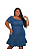 Vestido Ciganinha Jeans Plus Size - Imagem 1