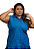 Vestido Plus Size Sem Manga e com Botões - Imagem 3