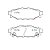 Pastilha Freio Tras Cerâmica Fastpad Subaru Forester Impreza - Imagem 8