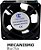 Micro ventilador ventoinha 120x120x38MM 110/220V metálica GC - Imagem 5