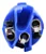 Kit Com 10 Plug Conector Powercom Macho Azul Ac 3 Polos 20a - Imagem 2