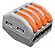 Conector Borne Cinza Emenda Engate Rápido 4mm 4 Fios - Imagem 2