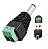Kit Com 100 Conector P4 Macho Borne Camera Cftv Cor Preto/ Verde - Imagem 3