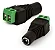 Kit 100 Conectores Plug P4 Femea Com Borne 100un - Imagem 1