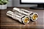 Conector Bnc Com Mola Parafuso 6mm Gold Camera Cftv Dvr - Imagem 2
