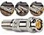 Conector Bnc Com Mola Parafuso 6mm Gold Camera Cftv Dvr - Imagem 1