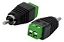Kit 100 Conector Rca Macho Com Borne Para Cftv Audio Video - Imagem 1