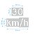 Gabarito de Poliestireno (PS) - Velocidade máxima 30 km/h - Imagem 2