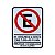 Placa Proibido estacionar de segunda a sexta - Embarque de escolares - 50x40cm - Imagem 1