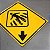 Adesivo para placa (Tipo I) - Passagem sinalizada de pedestres (50x60cm) - Imagem 3