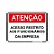 Placa Acesso Restrito aos Funcionários 20x15 cm ACM 3 mm - Imagem 1