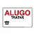 Placa Alugo 30x20 cm ACM 3 mm - Imagem 1