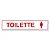 Placa Toilette Feminino - 30x6,5 cm ACM 3 mm - Imagem 1