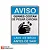 Placa Aviso, Lave as Mãos antes de Sair - 15x20 cm ACM 3 mm - Imagem 1