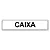 Placa Caixa - 30x6,5 cm ACM 3 mm - Imagem 1