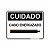 Placa Cuidado, Cabo Energizado 20x15 cm ACM 3 mm - Imagem 1