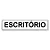 Placa Escritório - 30x6,5 cm ACM 3 mm - Imagem 1