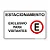 Placa Estacionamento Exclusivo para Visitantes 30x20 cm ACM 3 mm - Imagem 1