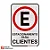Placa Estacionamento para Clientes - 20x30 cm ACM 3 mm - Imagem 1