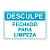 Placa Fechado para Limpeza - 30x20 cm ACM 3 mm - Imagem 1