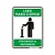 Placa Lixo Para Copos - 15x20 cm ACM 3 mm - Imagem 1