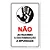 Placa Não ao Racismo - 20x30 cm ACM 3 mm - Imagem 1