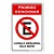 Placa Proibido Estacionar, Carga e Descarga Dia e Noite 20x30 cm ACM 3 mm - Imagem 1