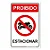 Placa Proibido Estacionar Moto 20x30 cm ACM 3 mm - Imagem 1