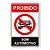 Placa Proibido Som Automotivo - 20x30 cm ACM 3 mm - Imagem 1