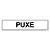 Placa Puxe - 30x6,5 cm ACM 3 mm - Imagem 1