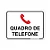 Placa Quadro de Telefone - 20x15 cm ACM 3 mm - Imagem 1