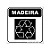 Placa Reciclável Madeira - 18x18 cm ACM 3 mm - Imagem 1