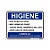 Placa Regras de Higiene - 20x15 cm ACM 3 mm - Imagem 1