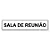 Placa Sala de Reunião - 30x6,5 cm ACM 3 mm - Imagem 1