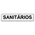 Placa Sanitários - 30x6,5 cm ACM 3 mm - Imagem 1
