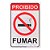 Placa Proibido Fumar - 20 x 30 cm ACM 3 mm - Imagem 1